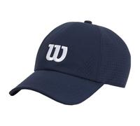 Wilson Gorra Perforada Active, Gorra Dinámica con Banda de Secado Rápido y Corona Estructurada, Diseño Aireado y Ajuste Regulable, Color: Azul Marino, Talla: SM