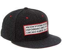 Wilson Gorra Since 1914, 50 % lana, 50 % poliéster, Gris oscuro jaspeado, WRA784801