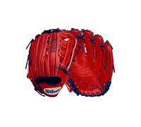 Wilson Guante de béisbol Masataka Yoshida de invierno 2024 A2000 de 12.5 pulgadas, color rojo/azul marino, para lanzar a mano derecha