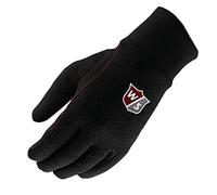 WILSON Staff Winter Gloves Guante de Golf, para Mujer, Microfibra sintética, Blanco/Negro, M/L