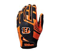 Guantes de fútbol americano wilson ad nfl stretch fit cn negro/na ADULTO