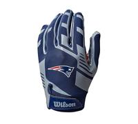 Wilson Guantes NFL Team Super Grip, Talla única para jóvenes, Silicona/Licra elástica