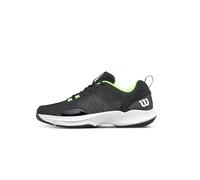 Wilson Hombres Hurakn Pro V2 Black/WH/Gr Zapatillas De Pádel Zapatilla De Pádel Negro - Blanco 43 1/3
