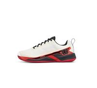Wilson Hombres Rush Pro 4.5 Uso Zapatillas De Tenis Zapatilla Todas Las Superficies Crema-Rojo EU 48 Neu