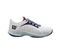 Wilson Hurakn Pro, Padel Sneakers Hombre, White/Cooling Spray, 46 EU