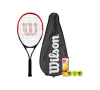 Wilson Hyper Power - Raqueta de tenis, cubierta acolchada de rendimiento y pelotas de tenis de campeonato