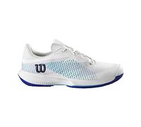 Zapatillas de tenis para hombre Wilson Kaos Swift 1.5 Clay - white/blue atoll/lapis blue 42 2//3