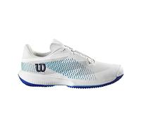 Wilson Kaos Swift 1.5, Sneaker Hombre, White/Blue Atoll/Lapis Blue, 48 2/3 EU
