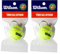 Wilson Llavero Roland Garros, Minipelota de Tenis, Para Coleccionistas o como Regalo (Paquete de 2)