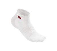 Wilson M QUARTER SOCK 3PR/PK Wh OSFA