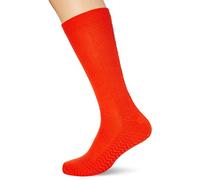 Wilson M Rush Pro Crew Sock 1Pr/PK Calcetines, Hombre, Tangerine Tango/Coastal Blue, S/M