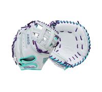 Wilson Manopla para receptores de softball de lanzamiento rápido A500 de 32 pulgadas, para mano derecha