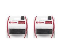 Wilson Micro-Dry Comfort Grip, Unisex Adulto, Negro, Única (Paquete de 2)