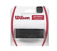 Wilson Micro-Dry Comfort Replacement Grip Empuñadura Base, 1 Unidades, Unisex-Adulto, Black, Talla única