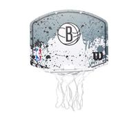 Wilson Mini Aro de Baloncesto Brooklyn Nets, Gris