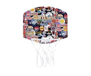 Wilson Mini Aro de Baloncesto NBA Retro, Multicolor