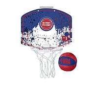 Wilson Mini canasta de baloncesto NBA TEAM MINI HOOP, DETROIT PISTONS, Plástico
