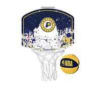 Wilson Mini canasta de baloncesto NBA TEAM MINI HOOP, INDIANA PACERS, Plástico