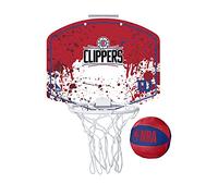 Wilson Mini canasta de baloncesto NBA TEAM MINI HOOP, LOS ANGELES CLIPPERS, Plástico