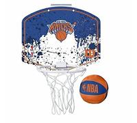 Wilson Mini canasta de baloncesto NBA TEAM MINI HOOP, NEW YORK KNICKS, Plástico