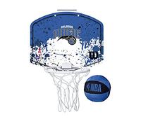 Wilson Mini canasta de baloncesto NBA TEAM MINI HOOP, ORLANDO MAGIC, Plástico