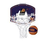 Wilson Mini canasta de baloncesto NBA TEAM MINI HOOP, PHOENIX SUNS, Plástico