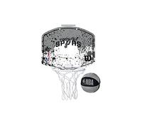 Mini canasta baloncesto wilson nba team san antonio spurs gris Talla única
