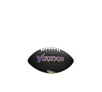 Wilson Mini Nfl Team Soft Touch, Ball Unisex Youth, Negro (Black), MINI