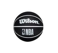 Wilson NBA Dribbler Super Mini Reaction - Balón de baloncesto, color blanco