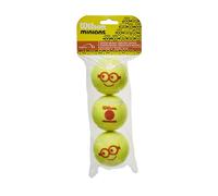 Wilson Minions Stage 2 Pelotas de tenis, 3 piezas, Amarillo/naranja, WR8202601001