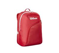 Wilson Mochila de Pádel Tour, Cuenta con Protección Termofoil para Proteger Objetos de Valor, Hecha de Poliéster Resistente, Excelente para Transporte Adaptable, Color: Rojo