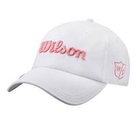 Wilson Mujer Gorra de golf, PRO TOUR, Poliéster, Blanco (White), Talla única, WGH7000101