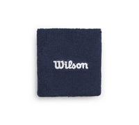 Wilson Muñequeras Terry Logo, Control de la Humedad y Secado Rápido, Color: Azul Marino, Talla: Talla Única