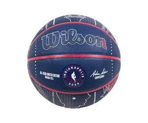 Wilson NBA All-Star 2024 Indianapolis Collector Ball WZ2015601XB - Balones de Baloncesto Unisex, Azul Marino, Talla 7 EU