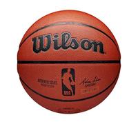 WILSON NBA Authentic Balón de baloncesto para interiores y exteriores, marrón, tamaño 6-28.5 pulgadas