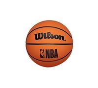 Wilson NBA Dribbler Super Mini Reaction - Balón de baloncesto, color negro