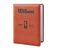 Wilson NBA Padfolio Cartera de Baloncesto, Adultos Unisex, Marrón
