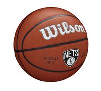 Wilson Pelota de baloncesto TEAM ALLIANCE, BROOKLYN NETS, Interior/Exterior, Cuero mixto, Tamaño: 7