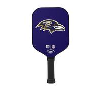 Wilson NFL Collection - Paleta de pickleball Fierce Team, tamaño de agarre 2-4 1/4 pulgadas, Baltimore Ravens