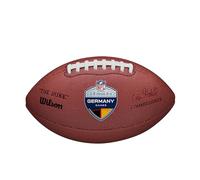 Wilson NFL Germany Games Duke Réplica Balón de Fútbol Americano, Rendimiento y Durabilidad con una Sensación Suave, para Lanzamientos Precisos y Patadas Enérgicas, Color: Marrón, Tamaño Oficial