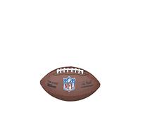 Wilson NFL Mini Micro Balón de fútbol Americano, Cuero Compuesto, Tamaño Micro, Marrón