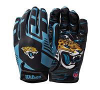 Wilson NFL Stretch Fit Football Gloves - Adult Jacksonville Jaguars