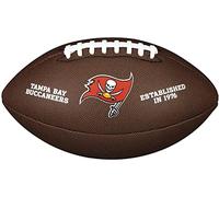 Wilson NFL Team Logo Ball, Unisex-Adult, Tampa Bay Bucanneers, Official