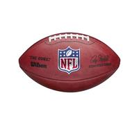 Wilson NFL The Duke Balón de fútbol americano, tamaño oficial NFL, Cuero Horween, Marrón