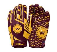 Wilson NFL Washington Commanders - Guantes de fútbol para Adultos