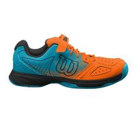 Wilson Niños Kaos Bela K Orange TIG/Barr Reef/BK Zapatillas De Pádel Zapatilla De Pádel Naranja-Turquesa EU 32 2/3 Neu