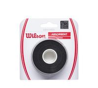 Overgrip de tenis wilson absorbx overgrip 3 pack negro Talla única