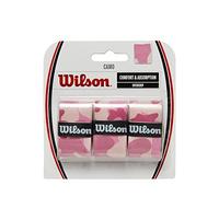 Wilson Overgrip de Camuflaje Agarre de Tenis, Unisex, Rosa y Blanco