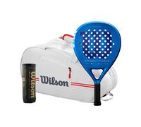 Wilson Pack De 3 Carbon Force C Más Raquetera, Tubo Pelotas