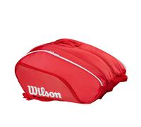 Wilson Paletero de pádel 2025 Padel Tour – Thermoguard, gran espacio y correas ajustables – Rojo